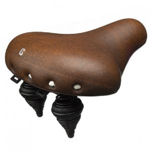 Selle Comfort Classic Retro XL zadel  unisex bruin