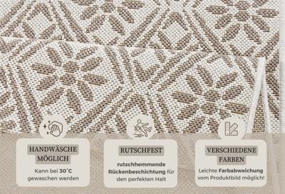 Hanse Home - design kitchen runner flat-woven Creation - 80x200 cm