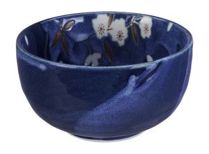 Japanse Keramische Kom - Tokyo Design Studio - Blue Sakura - 550ml 13x7cm
