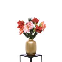 Handgebonden Kunstboeket Amaryllis Christmas