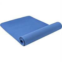 Yogamat Blauw Extra Dun (4 mm) - thumbnail