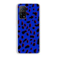 Blue Leopard: Xiaomi Mi 10T 5G Transparant Hoesje
