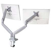 Kensington K55471EU Monitor-tafelbeugel 2-voudig 81,3 cm (32) Zilver Draaibaar, Kantelbaar