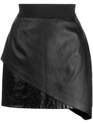 RTA minijupe asymétrique - Noir
