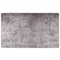 VidaXL Vloerkleed wasbaar anti-slip 120x170 cm grijs