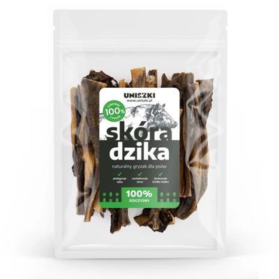 UNISZKI Wildzwijnhuid - hondensnack - 100g