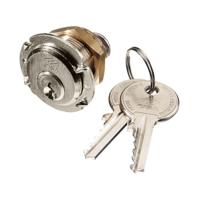 Cisa automaatcilinder 16 mm - zonder haak vernikkeld - 72210