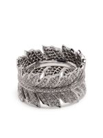 Stephen Webster bague Magnipheaant Band en or blanc 18ct pavée de diamants - Argent - thumbnail