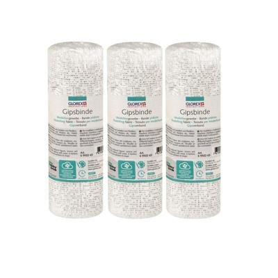 Keratex Gips verband - 3x rollen - 2 meter x 16 cm - gipsverband - gipsen - buik gipsen