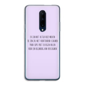 Regenboog: OnePlus 7 Pro Transparant Hoesje