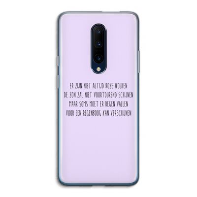 Regenboog: OnePlus 7 Pro Transparant Hoesje