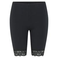 Decoy Mid-length Capri Leggings With Lace - thumbnail