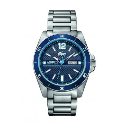 Lacoste horlogeband 210636 / 2010801 / LC-62-1-27-2352 / 2010637 / 2010638 / 2010639 / 2010640 Staal Zilver 22mm