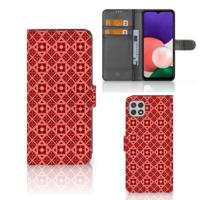 Samsung Galaxy A22 5G | Telefoon Hoesje | Batik Rood