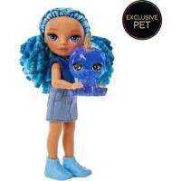 Rainbow High Littles - pop van 15 cm + huisdier - Blauw - Vanaf 4 jaar