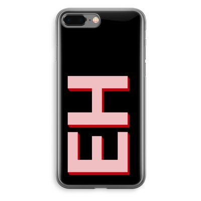 Monogram: iPhone 8 Plus Transparant Hoesje