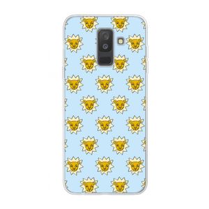 Leeuwenkoppen: Samsung Galaxy A6 Plus (2018) Transparant Hoesje
