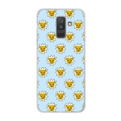 Leeuwenkoppen: Samsung Galaxy A6 Plus (2018) Transparant Hoesje