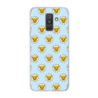 Leeuwenkoppen: Samsung Galaxy A6 Plus (2018) Transparant Hoesje Leeuwenkoppen: Samsung Galaxy A6 Plus (2018) Transparant Hoesje