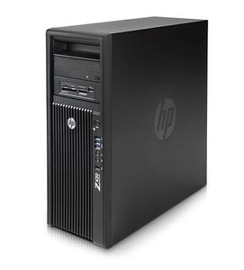 HP 420 DDR3-SDRAM E5-1603 Mini Tower Intel® Xeon® E5 familie 4 GB 500 GB HDD Windows 7 Professional Workstation Zwart