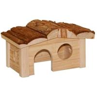 Huisje voor kleine knaagdieren - KERBL - Natuur - 20 x 14 x 12 cm