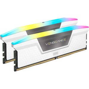 Corsair 64 GB DDR5-5200 Kit werkgeheugen CMH64GX5M2B5200C40W, Vengeance RGB, XMP 3.0