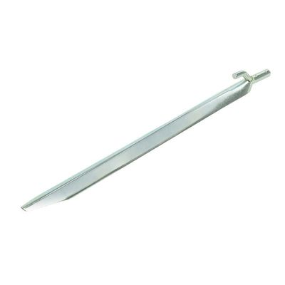 24x stuks grondpennen/tentharingen metaal met haak 25 cm