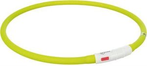 Trixie halsband usb siliconen lichtgevend oplaadbaar groen (70X1 CM)