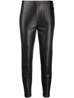 Calvin Klein legging crop en cuir artificiel - Noir