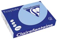 Clairefontaine Trophée Pastel, gekleurd papier, A4, 160 g, 250 vel, helblauw Clairefontaine Trophée Pastel, gekleurd papier, A4, 160 g, 250 vel, helblauw