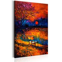 Schilderij - Kleuren van de Herfst - thumbnail