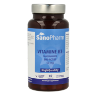 SanoPharm Vitamine B3 niacinamide 50mg 60 Tabletten