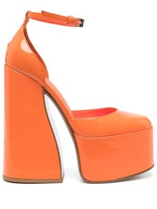 Le Silla escarpins Nikki à plateforme - Orange