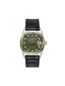 Lizzie Mandler Fine Jewelry montre Datejust 36 mm personnalisée - Vert