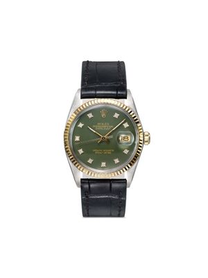 Lizzie Mandler Fine Jewelry montre Datejust 36 mm personnalisée - Vert