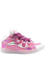 Lanvin baskets Curb à lacets - Rose