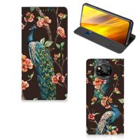 Xiaomi Poco X3 Pro | Poco X3 | Hoesje maken | Pauw met Bloemen