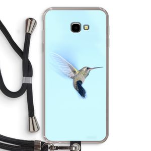 Kolibri: Samsung Galaxy J4 Plus Transparant Hoesje met koord