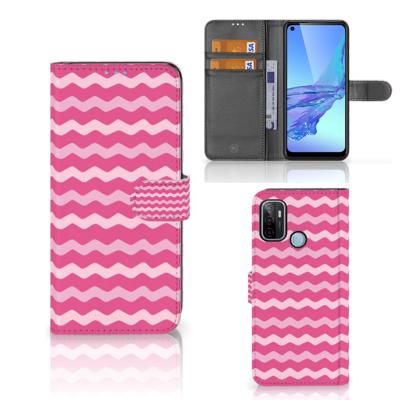 OPPO A53 | OPPO A53s | Telefoon Hoesje | Waves Pink