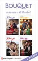 Bouquet e-bundel nummers 4257 - 4260 - Michelle Smart, Pippa Roscoe, Kali Anthony, Amanda Cinelli - ebook