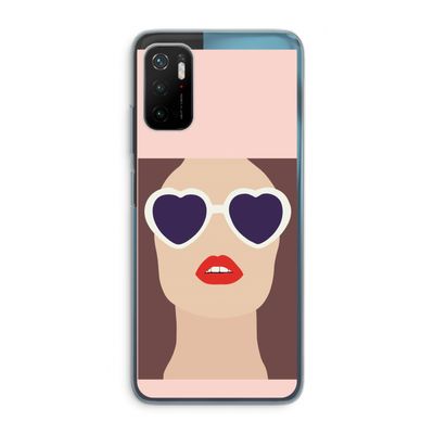 Red lips: Xiaomi Poco M3 Pro 5G Transparant Hoesje