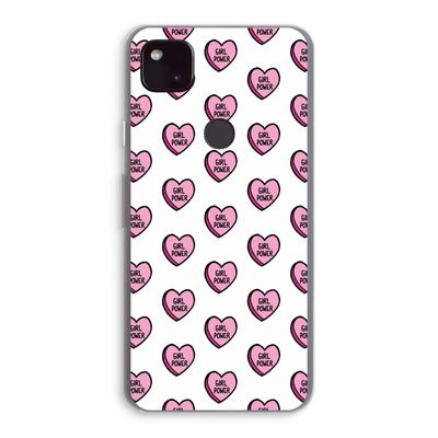 GIRL POWER: Google Pixel 4a 5G Transparant Hoesje