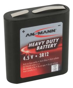 Ansmann 1x 3R12 Zink-koolstof batterij | 4,5 V | platte batterij - 5013091 5013091