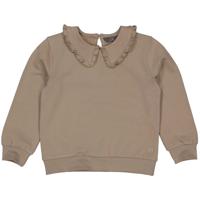 LEVV Little Meisjes sweater - Pixie - Donker taupe - thumbnail