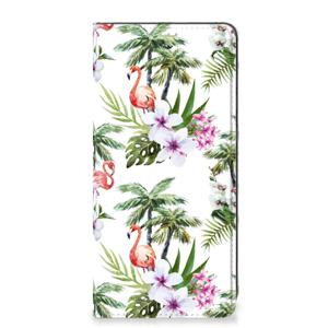 Samsung Galaxy A21s Hoesje maken Flamingo Palms