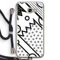 Pop Art #4: Samsung Galaxy A5 (2017) Transparant Hoesje met koord