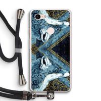Golden Fox: Pixel 3 XL Transparant Hoesje met koord Golden Fox: Pixel 3 XL Transparant Hoesje met koord