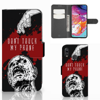 Samsung Galaxy A70 Portemonnee Hoesje Zombie Blood