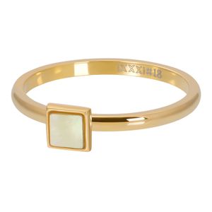 iXXXi Vulring Yellow Shell Stone Square Goud