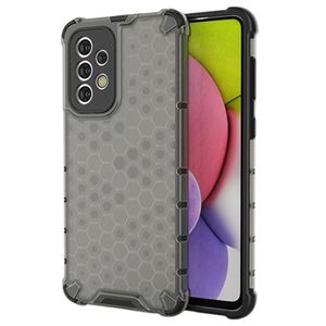 Honeycomb Armored Samsung Galaxy A33 5G Hybrid Case - Zwart